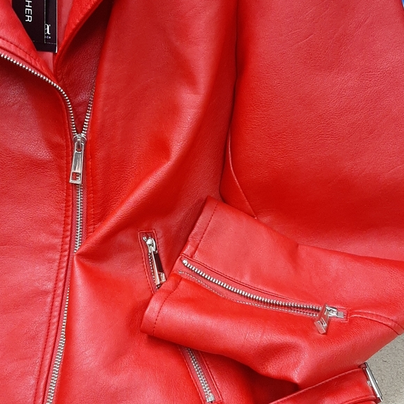 A.N.A. Faux Leather Jacket - Picture 8 of 8